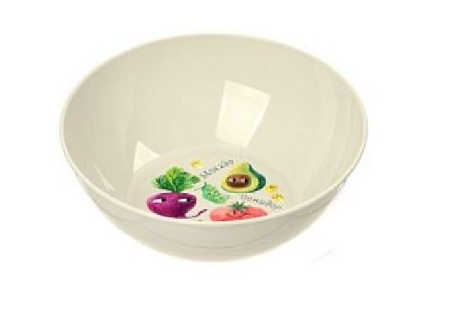 Миска с декором, D130мм (светло-бежевый)